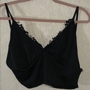 Lace Trim Bralette Top